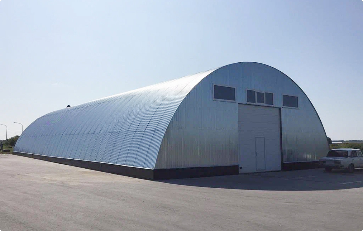 Арочные ангары под ключ в Майкопе
