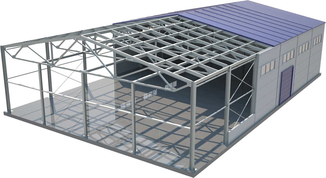 Строительство прямостенных ангаров