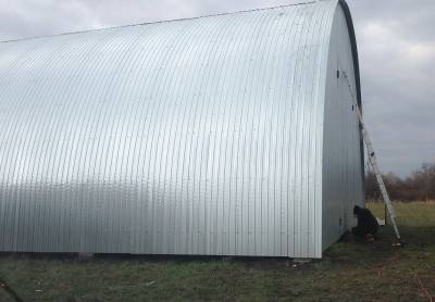 Строительство арочных ангаров